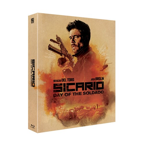 시카리오: 데이 오브 솔다도 (SICARIO : DAY OF THE SOLDADO) 풀슬립 스틸북 한정판 BLU-RAY [1 DISC]