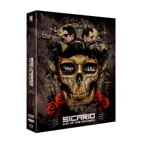 시카리오: 데이 오브 솔다도 (SICARIO : DAY OF THE SOLDADO) 4K UHD 풀슬립 스틸북 한정판  BLU-RAY [2 DISC]