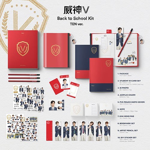 (TEN) 웨이션브이 (WayV) - 2019 WayV Back to School Kit