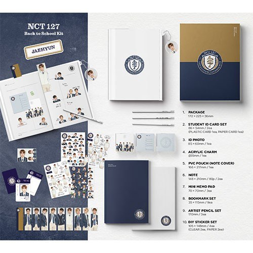 (JAEHYUN) NCT 127(엔시티 127) - 2019 NCT 127 Back to School Kit