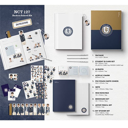 (DOYOUNG) NCT 127(엔시티 127) - 2019 NCT 127 Back to School Kit