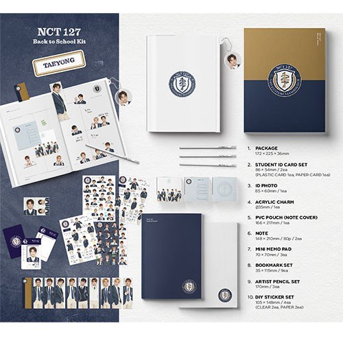 (TAEYONG) NCT 127(엔시티 127) - 2019 NCT 127 Back to School Kit