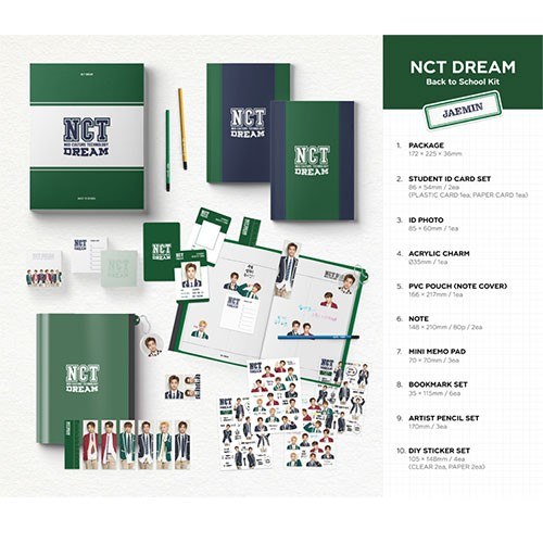 (JAEMIN) NCT DREAM(엔시티 드림) - 2019 NCT DREAM Back to School Kit