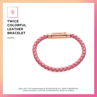 트와이스(TWICE) - JEWELRY COLLECTION LIMITED EDITION [TWICE COLORFUL LEATHER BRACELET 9종/ 모모]