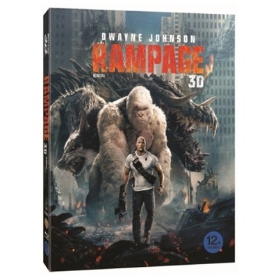 램페이지 (RAMPAGE) 2D + 3D Blu-ray, 초도한정 오링케이스 [2 DISC]