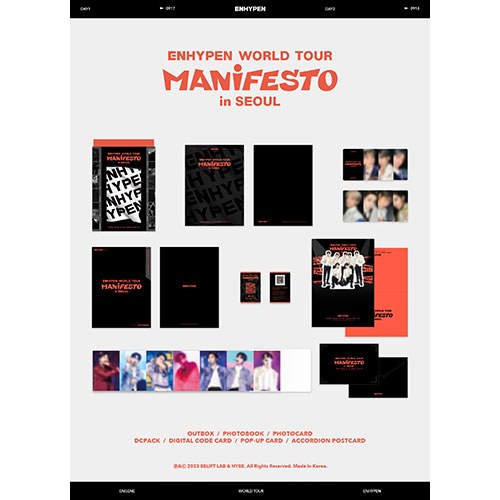 [예판특전] 엔하이픈 (ENHYPEN) - WORLD TOUR MANIFESTO in SEOUL (DIGITAL CODE)