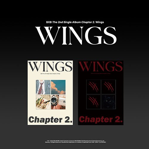 [세트/앨범2종] 비엑스비 (BXB) - THE 2nd SINGLE ALBUM [Chapter 2. Wings]