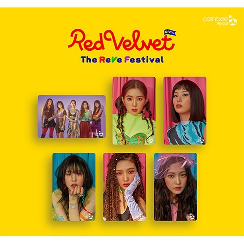 [6종세트] 레드벨벳 (Red Velvet) - 캐시비 교통카드