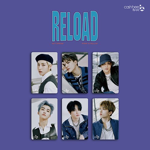 [6종세트] NCT DREAM(엔시티 드림) - Reload 캐시비 교통카드