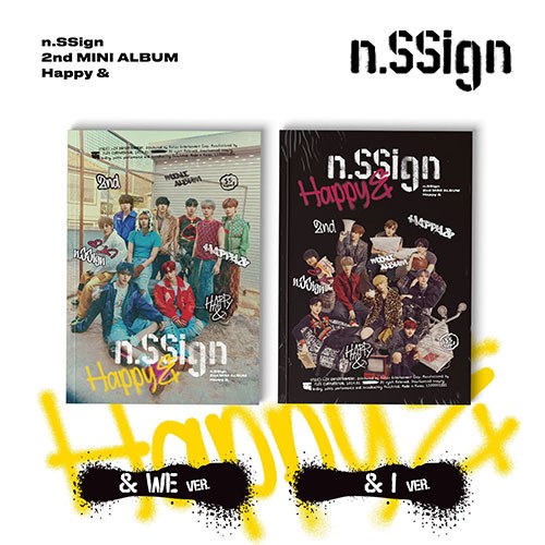[세트/앨범2종] n.SSign (엔싸인) - 2nd MINI ALBUM [Happy &]