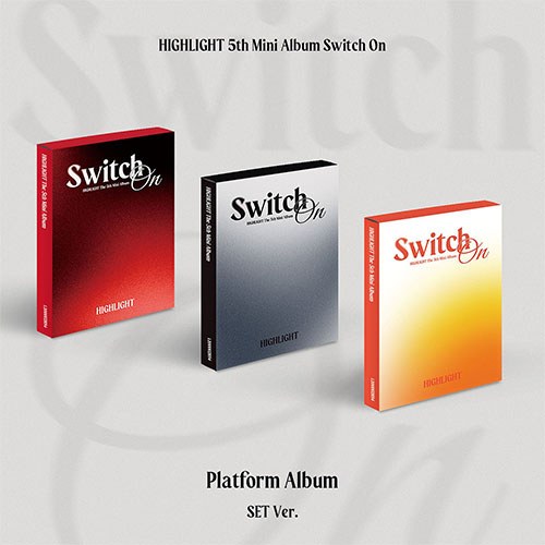 [세트/앨범3종] 하이라이트 (Highlight) - THE 5th MINI ALBUM [Switch On] (Platform ver.)