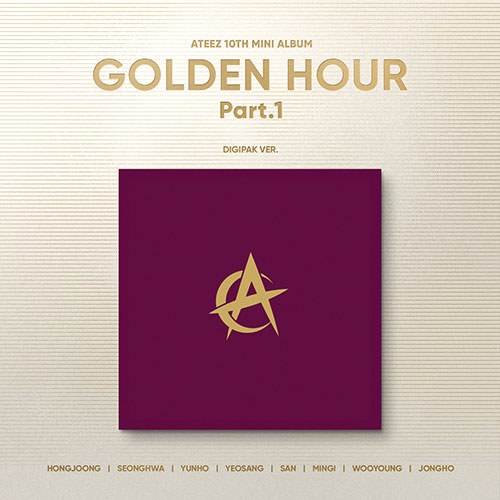 [세트/앨범8종] 에이티즈 (ATEEZ) - 10th Mini Album [GOLDEN HOUR : Part.1] (Digipak VER.)