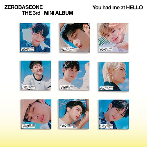 [세트/앨범9종] ZEROBASEONE - 3rd MINI ALBUM [You had me at HELLO] (Digipack ver.)