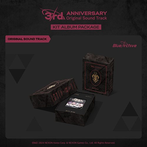 블루 아카이브 3주년 기념OST (KIT) (BLUE ARCHIVE 3rd ANNIVERSARY OST - KIT ALBUM PACKAGE)