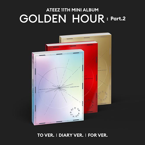 [럭키드로우][세트/앨범3종] 에이티즈 (ATEEZ) - 11th Mini Album [GOLDEN HOUR : Part.2]