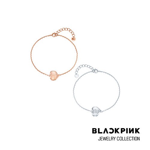 블랙핑크 (BLACKPINK) - 하트로고 팔찌 (HEART LOGO BRACELET)