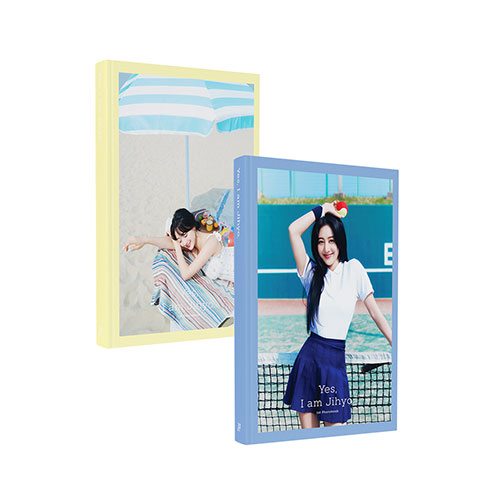 [예약특전/Cobalt Blue ver. (B)] 지효 (Jihyo) - Yes, I am Jihyo. / 1ST PHOTOBOOK (화보집)
