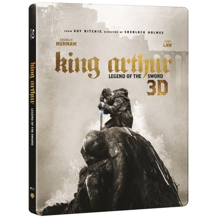 킹 아서: 제왕의 검 [2D + 3D 블루레이, 스틸북 한정판] [2 DISC] (King Arthur: Legend of the Sword, 2017)