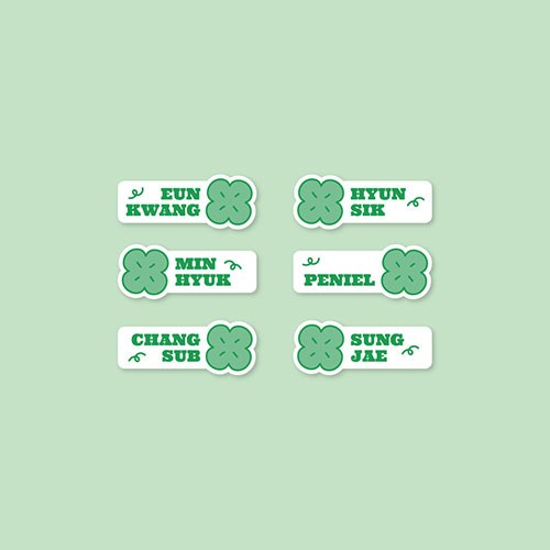 비투비(BTOB) - 2023 POP-UP STORE [행복🍀바람] MD / 패치 세트 (PATCH SET)