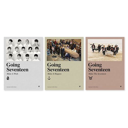 [세트/앨범3종] 세븐틴 (SEVENTEEN) - 미니3집 [Going Seventeen] (재발매)