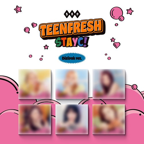 [세트/앨범6종] 스테이씨 (STAYC) - 미니3집 : TEENFRESH (Digipak Ver.)
