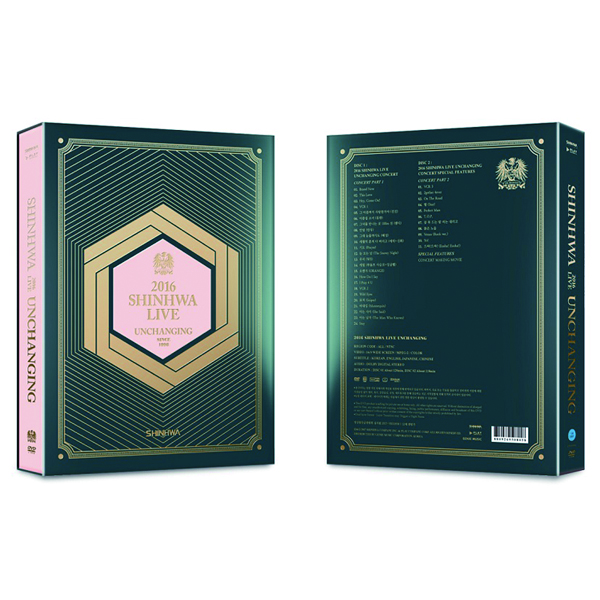 신화(Shinhwa) - 2016 SHINHWA LIVE  UNCHANGING DVD (2DISC)