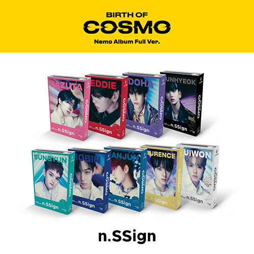 [세트/앨범9종] n.SSign (엔싸인) - DEBUT ALBUM [BIRTH OF COSMO] (Nemo Album Full Ver. 한정반)