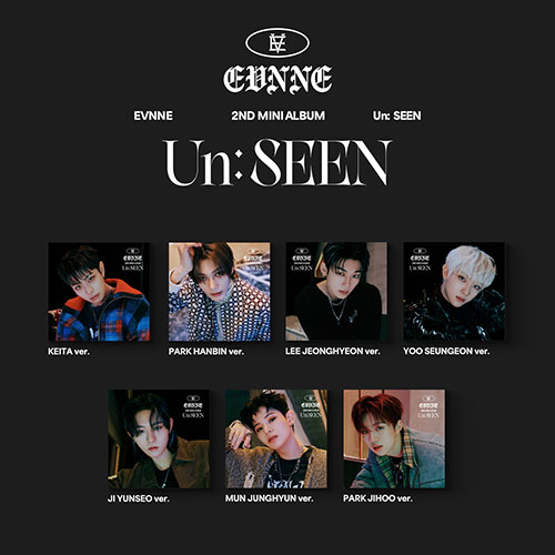 [세트/앨범7종] 이븐 (EVNNE) - 미니2집 [Un: SEEN] (Digipack VER.)