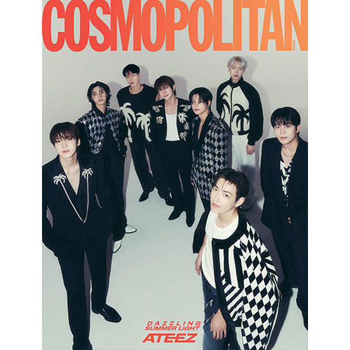 COSMOPOLITAN 코스모폴리탄 B형 : 7월 [2024] 표지 : 에이티즈 단체