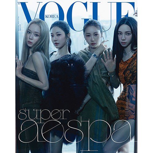 보그 코리아 (VOGUE KOREA) - 2024년 9월호 표지: 에스파 단체 (B형)