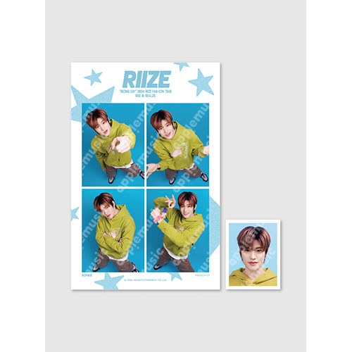 RIIZE - 2024 RIIZE FAN CON [RIIZING DAY FINALE] 2차 MD / 4 CUT + ID PHOTO SET