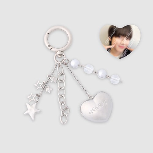 NCT WISH (엔시티 위시) - 미니1집 [STEADY] 앨범 프로모션 2차 팝업MD / HEART PENDANT KEY RING SET