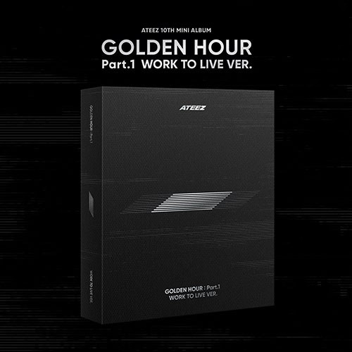 [애플특전] 에이티즈 (ATEEZ) - 10th Mini Album [GOLDEN HOUR  Part.1] (WORK TO LIVE VER.)