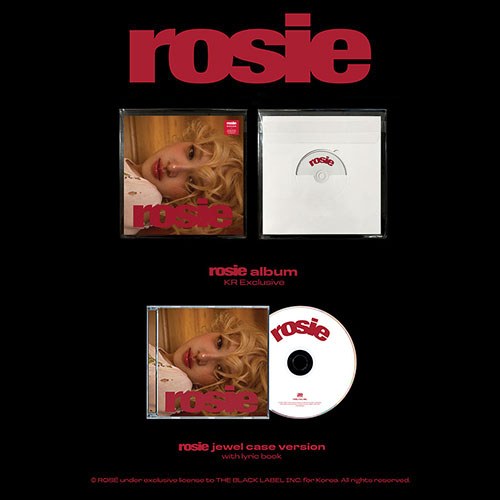 [세트/앨범2종] 로제 (ROSÉ) - first studio album [rosie] (KR Exclusive + JEWEL)