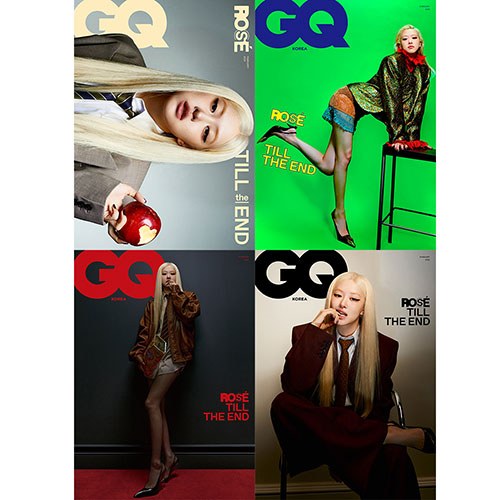 [세트/4종] 지큐 코리아 (GQ Korea) - 2025년 2월호 표지 : 로제