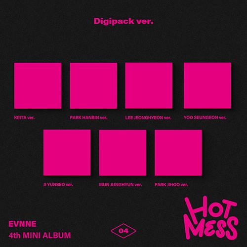 이븐 (EVNNE) - 미니4집 [HOT MESS] (Digipack Ver.)