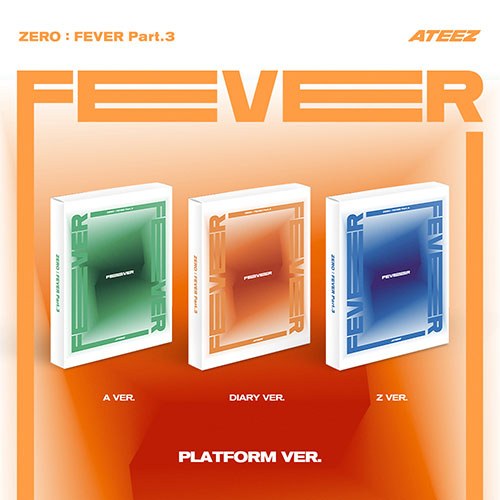 [세트/앨범3종] 에이티즈 (ATEEZ) - ZERO : FEVER Part.3 (PLATFORM VER.)