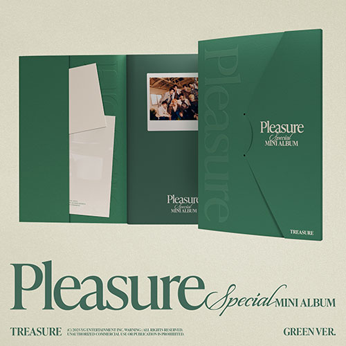 [예약특전] 트레저 (TREASURE) - SPECIAL MINI ALBUM [PLEASURE] [GREEN VER.]