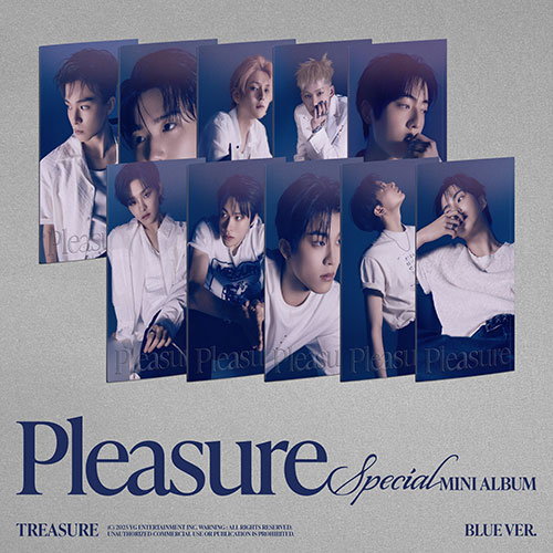 [예약특전] 트레저 (TREASURE) - SPECIAL MINI ALBUM [PLEASURE] [BLUE VER.]