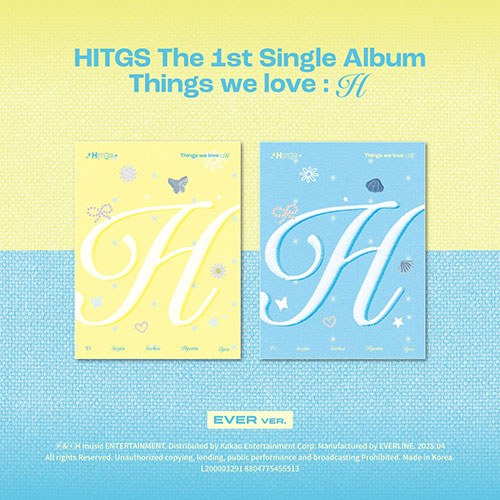 HITGS (힛지스) - The 1st Single Album - Things we love : H (EVER) [2종 중 랜덤 1종]