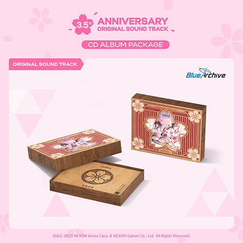 블루 아카이브 3.5주년 기념OST (2CD) (BLUE ARCHIVE 3.5th ANNIVERSARY OST - CD ALBUM PACKAGE)