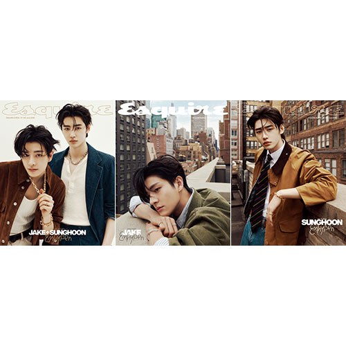 [세트/3종] ESQUIRE 에스콰이어 (월간) : 6월 [2025] 표지 : 엔하이픈 제이크 & 성훈