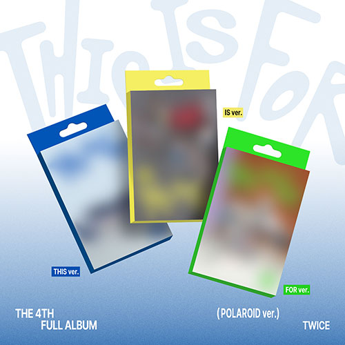 트와이스 (TWICE) - 정규4집 [THIS IS FOR] (POLAROID ver.)