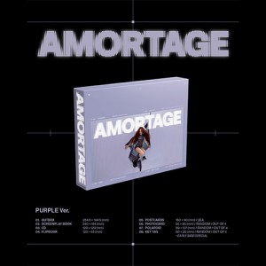지수 (JISOO) - Mini Album [AMORTAGE] EXCLUSIVE EDITION (PURPLE Ver)
