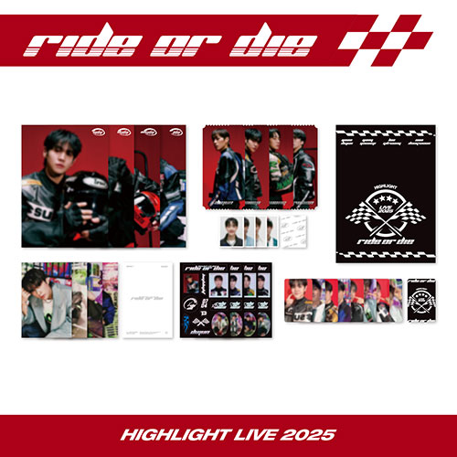 하이라이트 (HIGHLIGHT) - HIGHLIGHT LIVE 2025 [RIDE OR DIE] MD / 포토 팩 (PHOTO PACK)