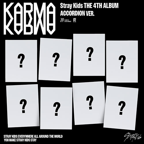[세트/앨범8종] 스트레이 키즈 (Stray Kids) - 정규4집 [KARMA] (ACCORDION VER.)
