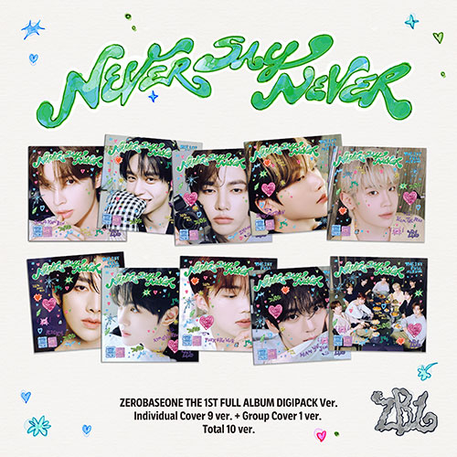[10/11 대면 팬사인회] ZEROBASEONE - THE 1ST FULL ALBUM [NEVER SAY NEVER] (DIGIPACK Ver.)