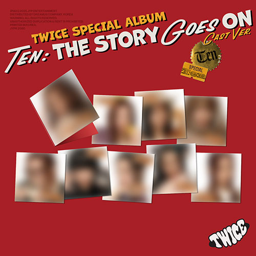 [세트/앨범9종] 트와이스 (TWICE) - TEN: The Story Goes On (Cast Ver.)