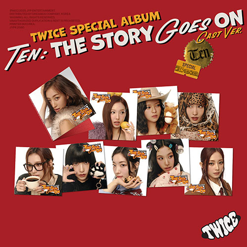 [세트/앨범9종] 트와이스 (TWICE) - TEN: The Story Goes On (Cast Ver.)