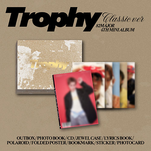 82MAJOR (82메이저) - 4TH MINI ALBUM [Trophy] (Classic ver.)